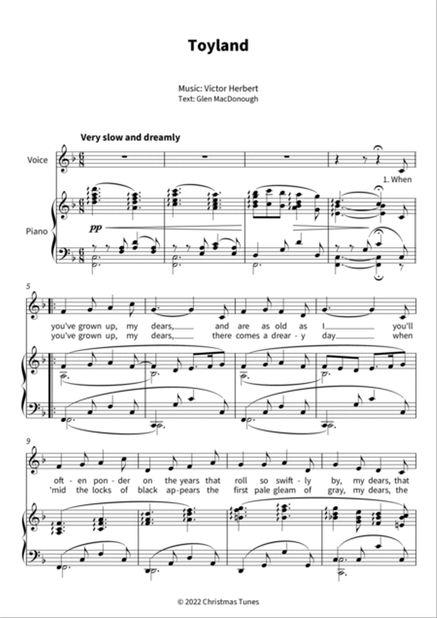 Toyland Voice scores gallery preview page 3