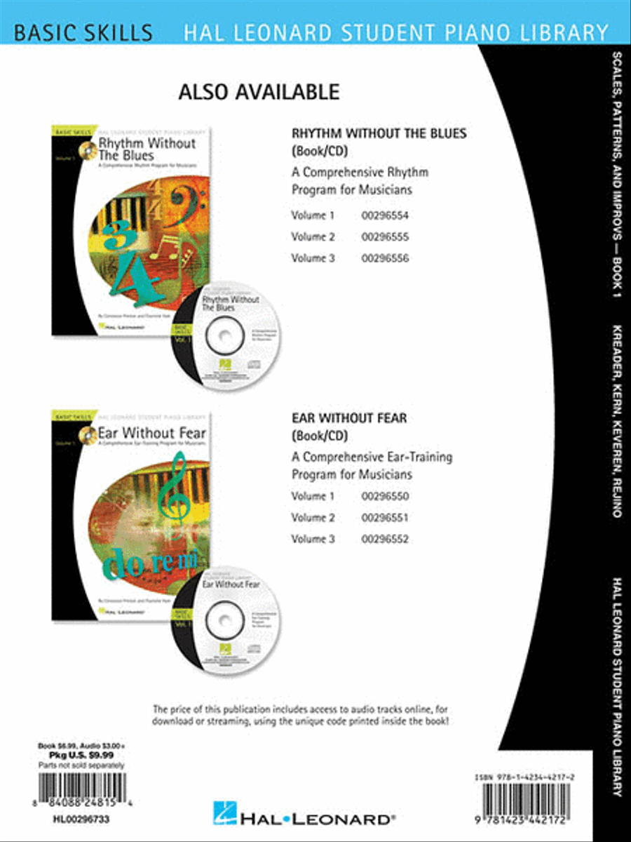 Scales, Patterns and Improvs – Book 1 Piano Method scores gallery preview page 2