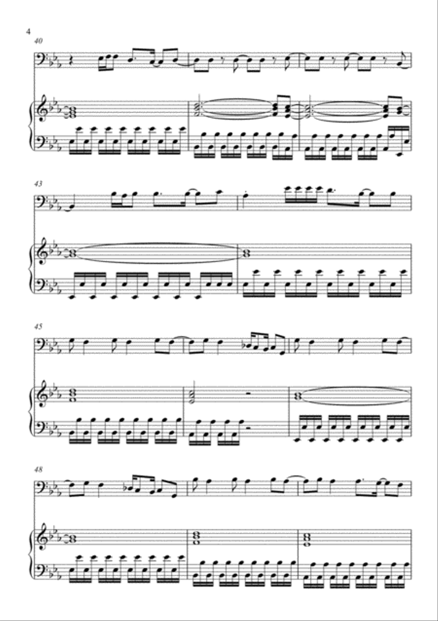 Stupid Love String Duet scores gallery preview page 4
