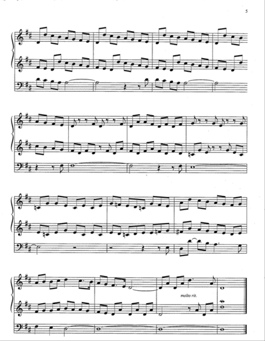 A Christmas Triptych, Set 3 Organ scores gallery preview page 3
