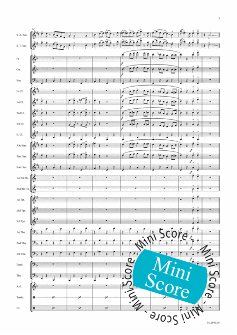 Yakety Sax Concert Band scores gallery preview page 10