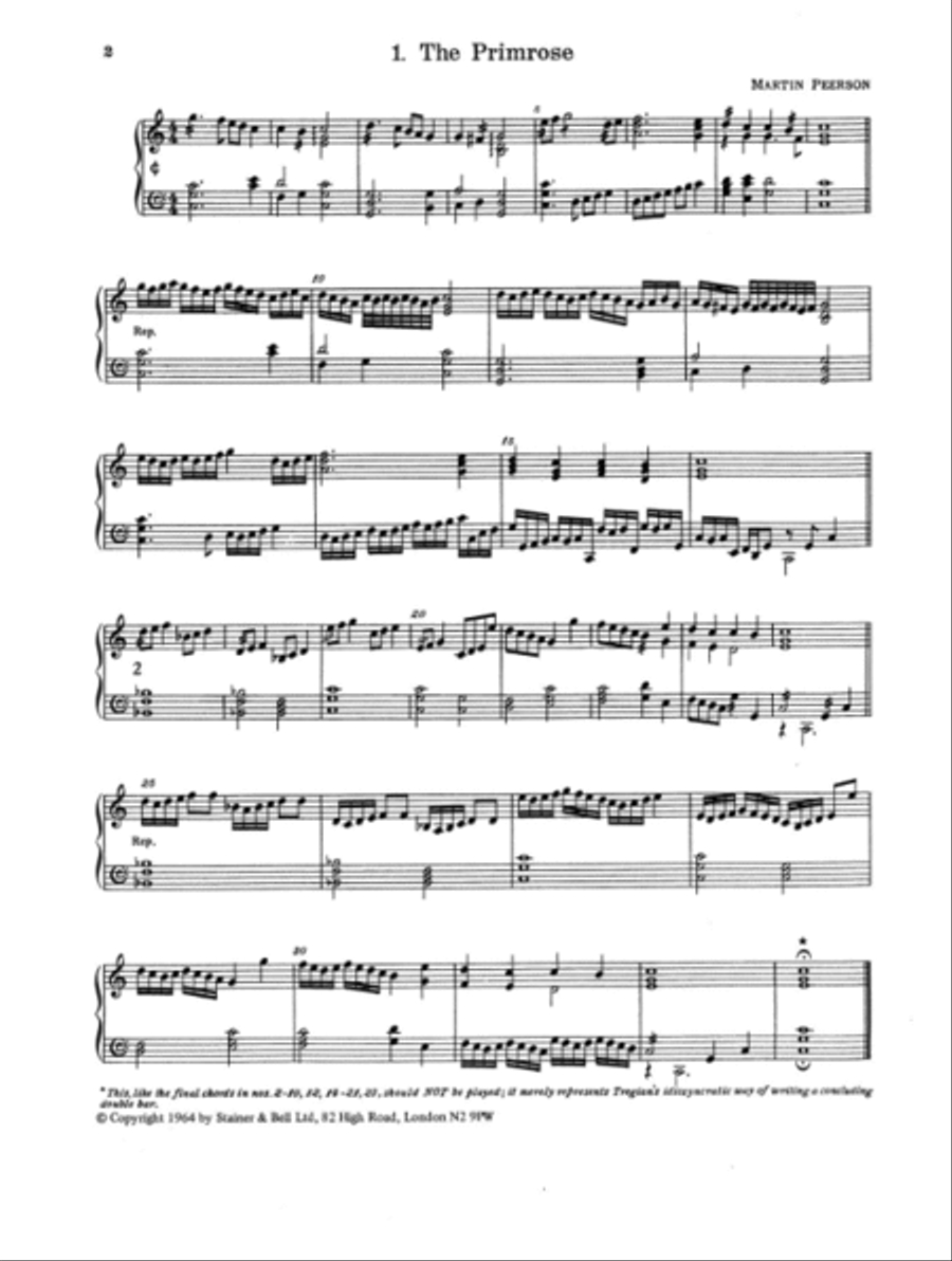 Fitzwilliam Virginal Book Piano Solo scores gallery preview page 2