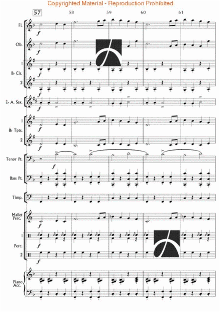 The Big Apple (A New York Symphony)(Symphony No. 2) Concert Band scores gallery preview page 13