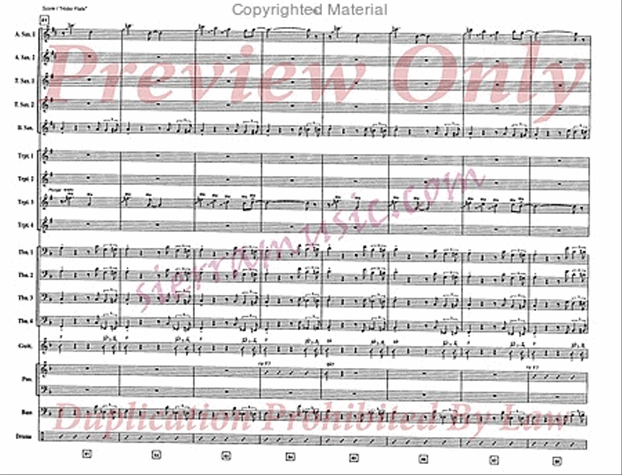 Hobo Flats Big Band scores gallery preview page 12
