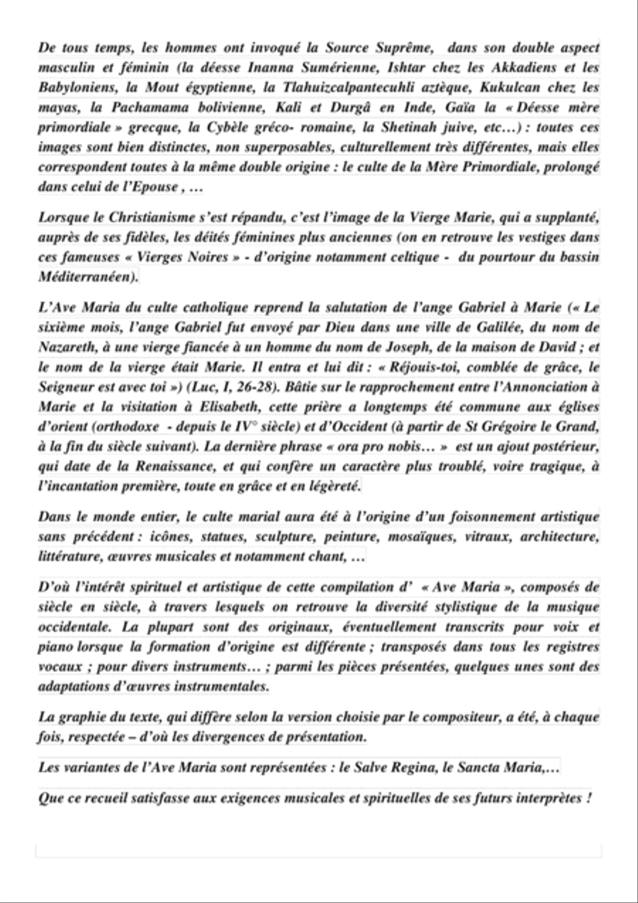 100 Ave Maria Volume 5 Alto Voice scores gallery preview page 3