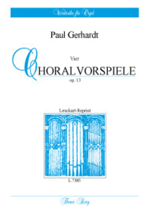 Book cover for Vier Choralvorspiele
