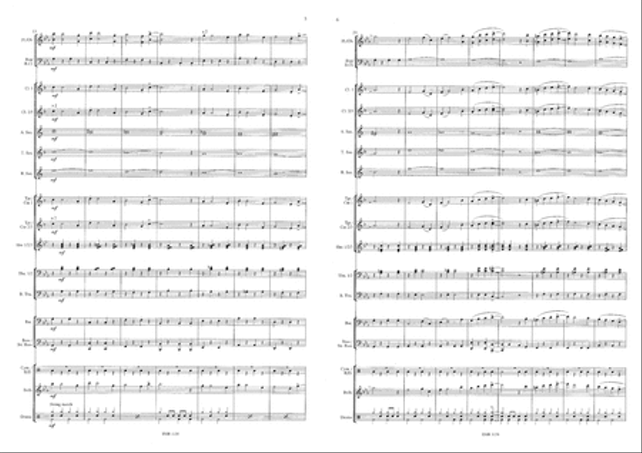 Swing In To Spring Concert Band scores gallery preview page 4