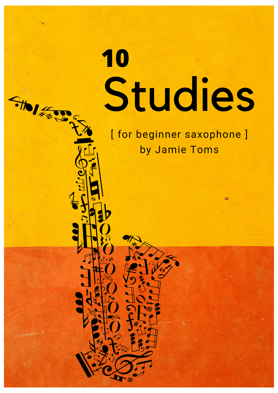 10 Beginner Saxophone Studies Alto Saxophone scores gallery preview page 1