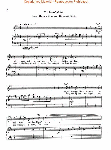 10 Arias by Alessandro Scarlatti High Voice - Sheet Music