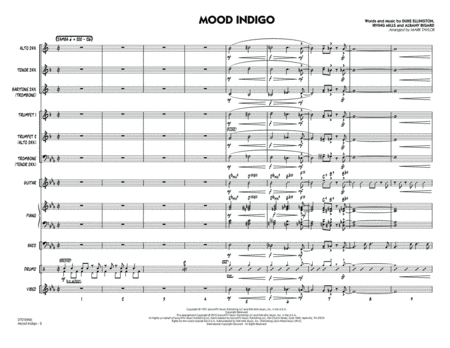Mood Indigo - Full Score