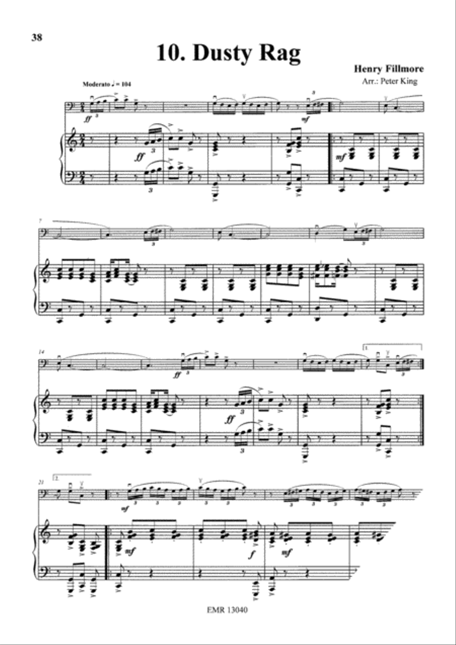 15 Rags Double Bass scores gallery preview page 12