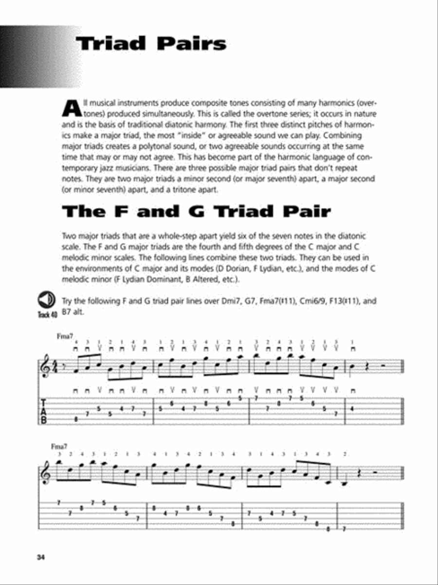 Modern Jazz Concepts for Guitar Electric Guitar scores gallery preview page 7