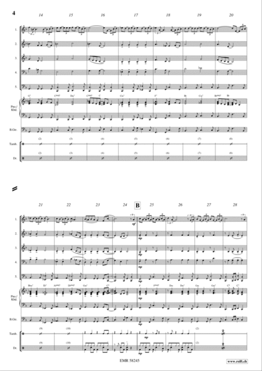 Never Alone Woodwind Quintet scores gallery preview page 5