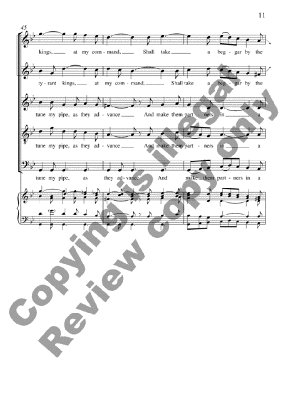 Todtentantz from Suite Remembrance SSATB scores gallery preview page 10