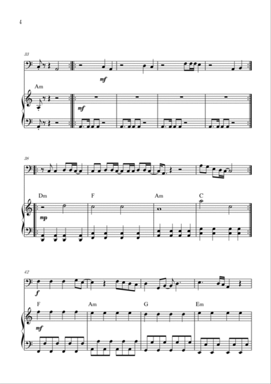 Bloody Mary Piano scores gallery preview page 4