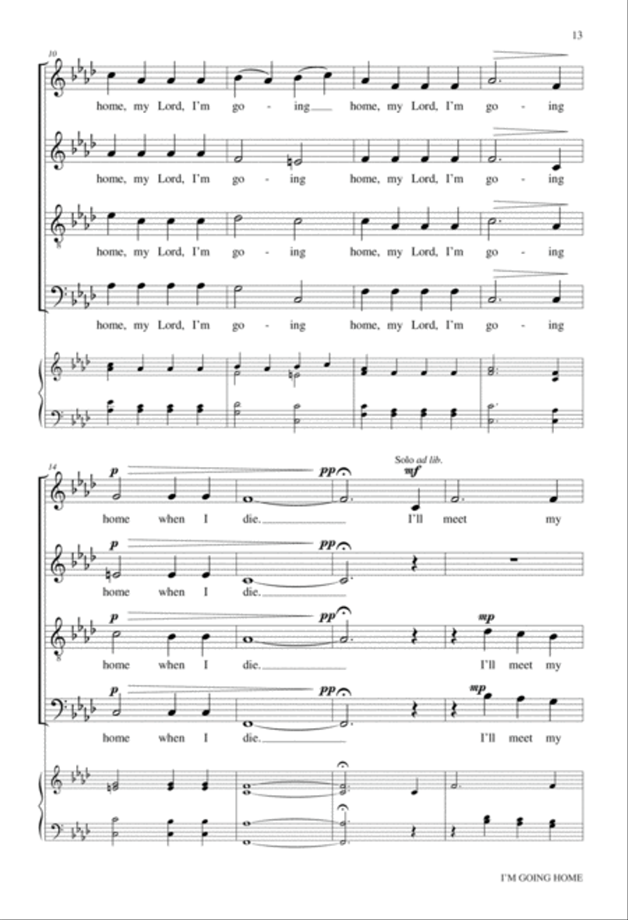 I Will Trust in the Lord 4-Part scores gallery preview page 5