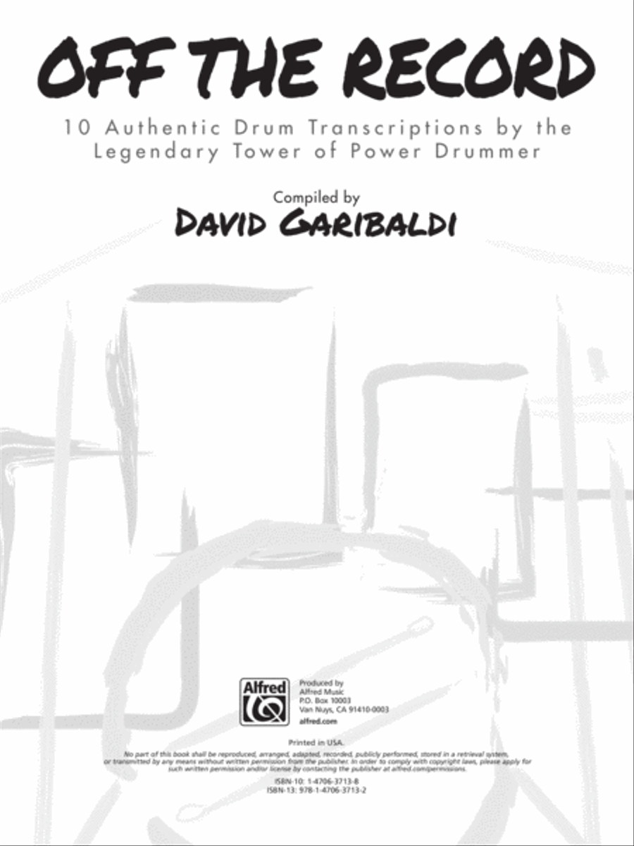 David Garibaldi -- Off the Record Percussion scores gallery preview page 2