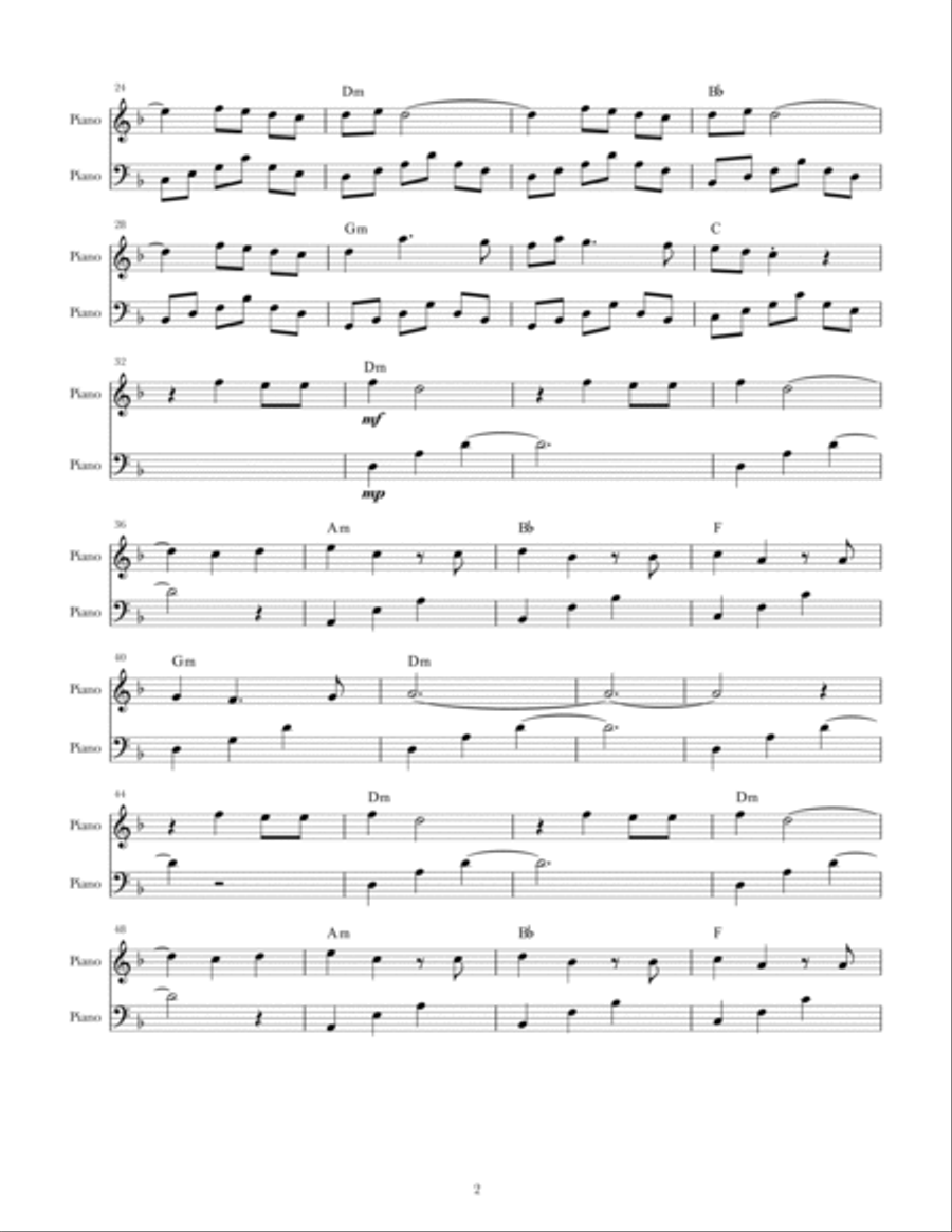 Aandhi Piano Solo scores gallery preview page 2