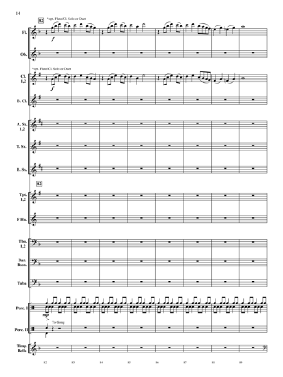 Rondo on a Modal Theme Rondo on a Modal Theme Concert Band scores gallery preview page 15