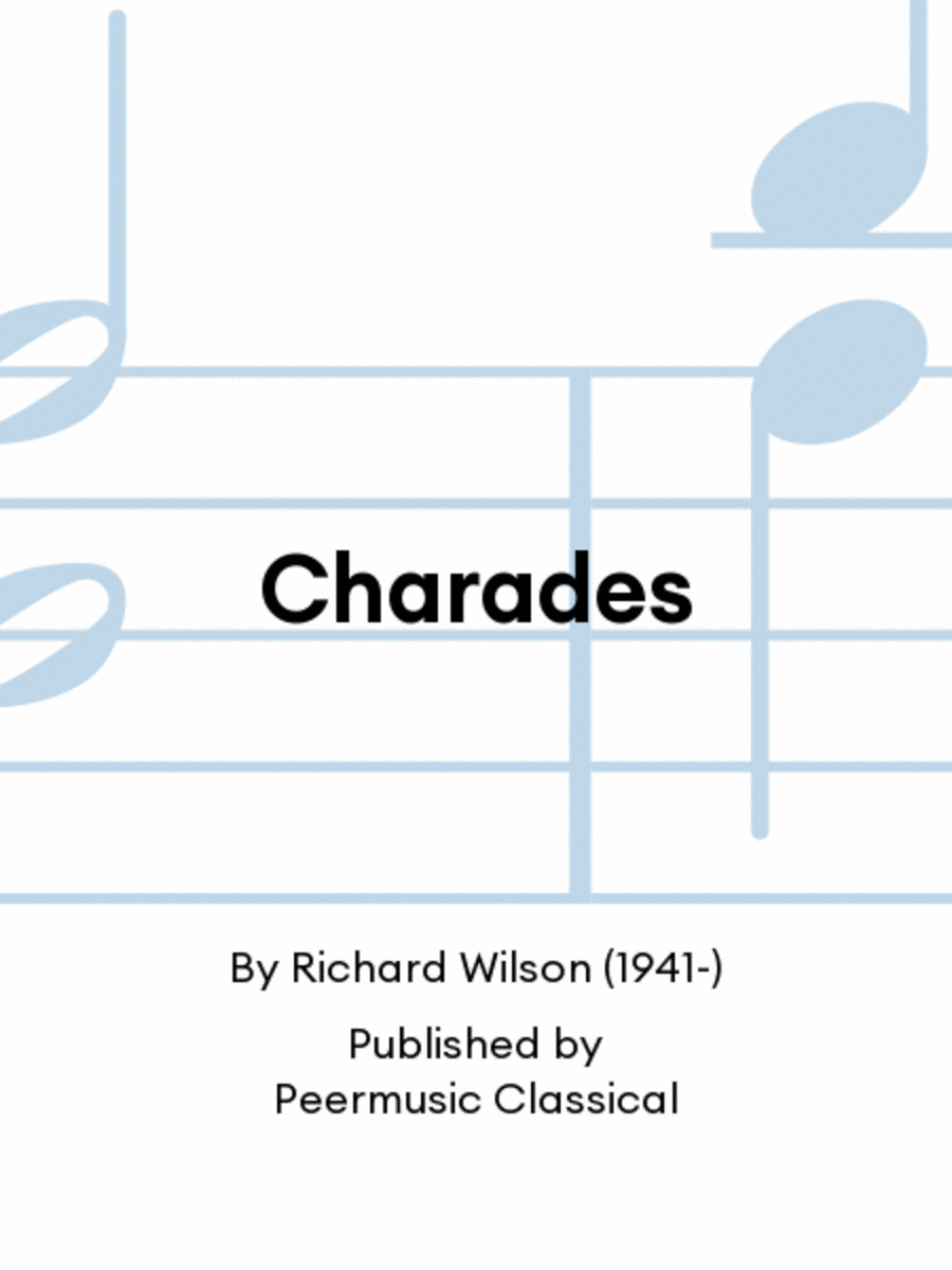 Charades Chamber Music scores gallery preview page 1