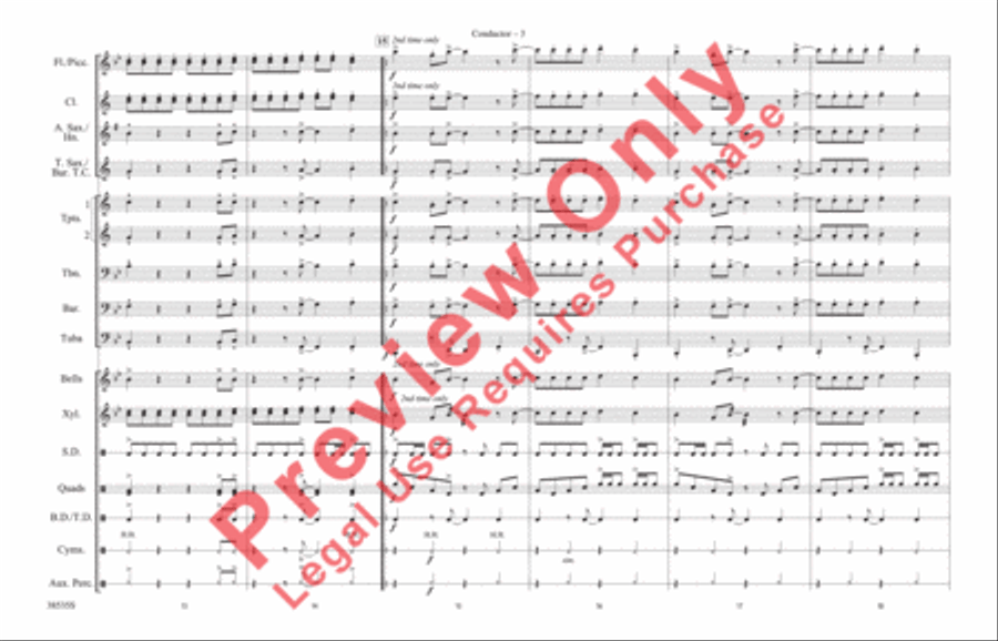 Prologue / Little Shop of Horrors Marching Band scores gallery preview page 4