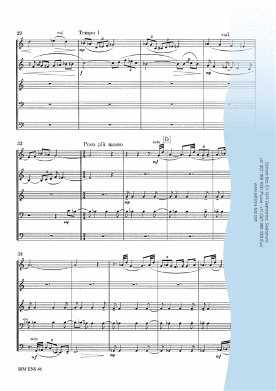 Seasons Seasons Brass Quintet scores gallery preview page 12