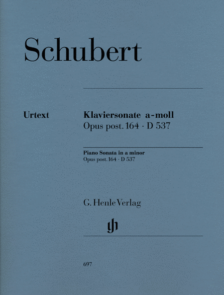 Schubert, Franz: Piano sonata A minor op. post. 164 D 537
