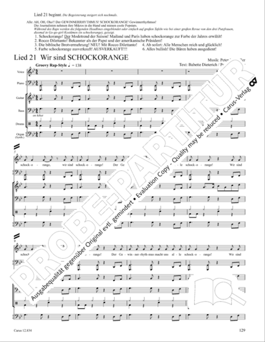 Schockorange Choir scores gallery preview page 130