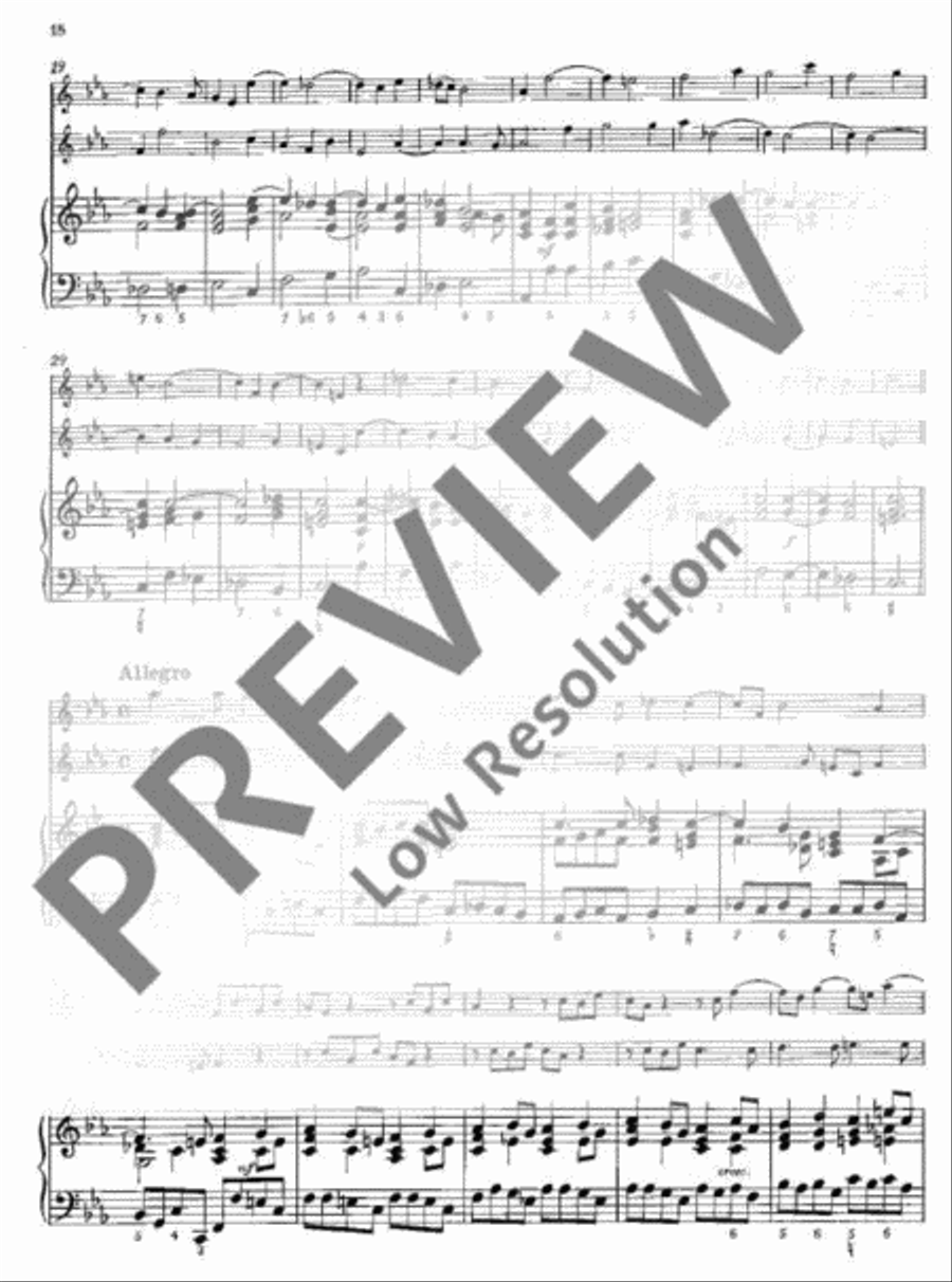 Twelve Triosonatas Cello scores gallery preview page 19