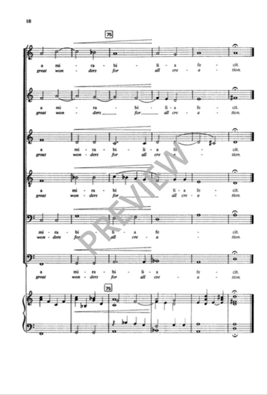 Cantate Domino - SSATBB SSATBB scores gallery preview page 19