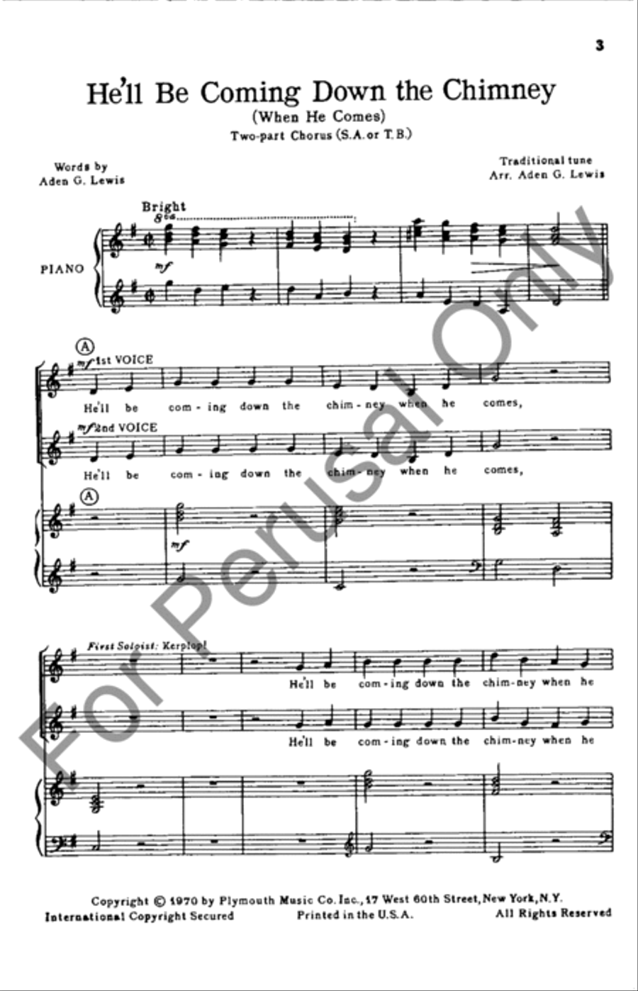 He'll Be Coming Down The Chimney TB scores gallery preview page 2