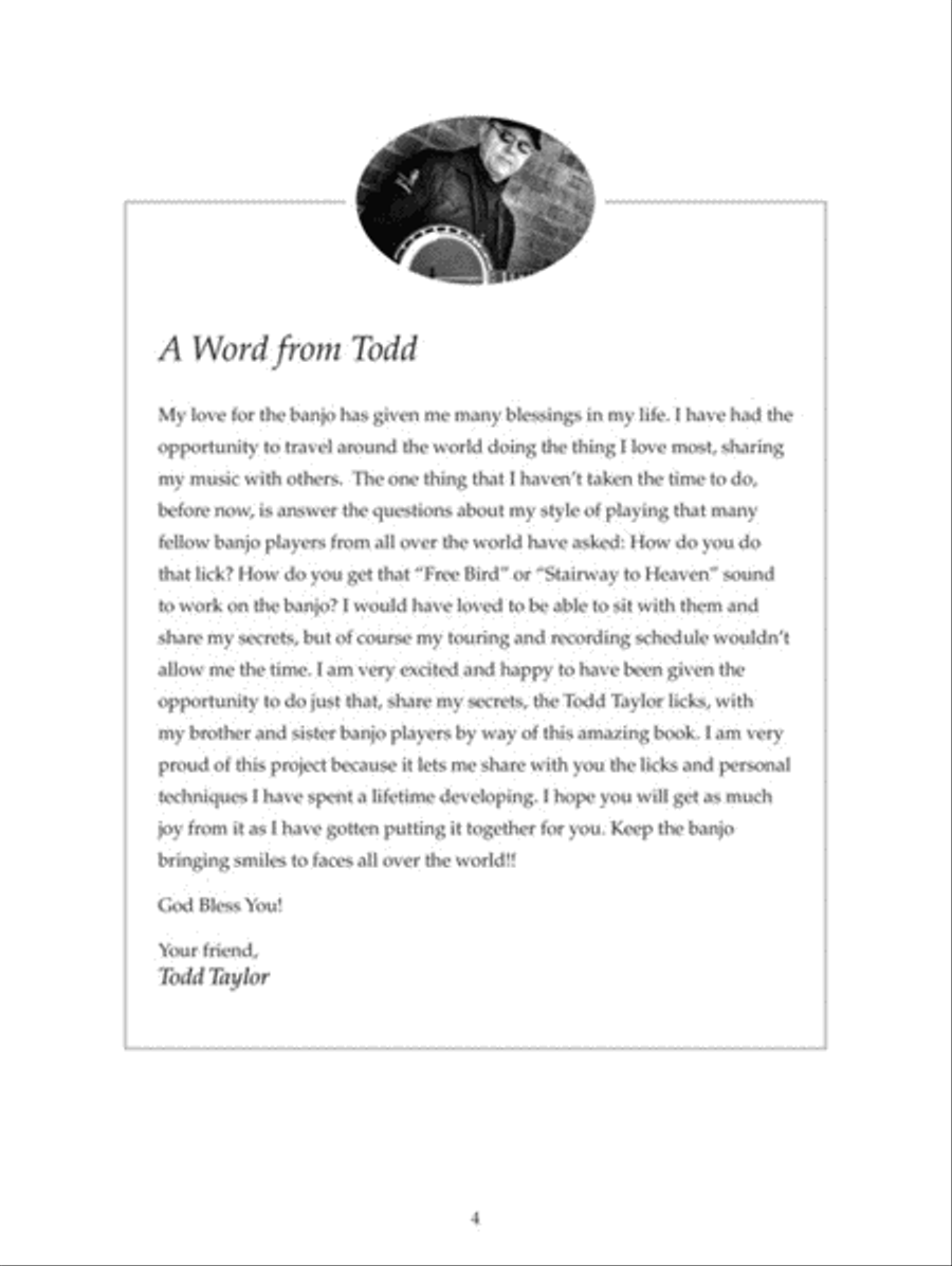 Todd Taylor's 50 Most Requested Banjo Licks Banjo scores gallery preview page 3
