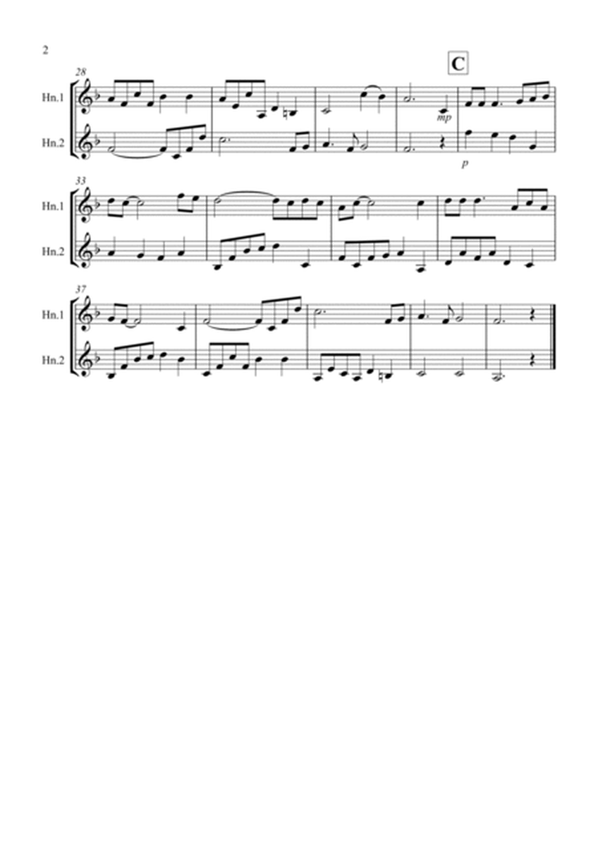 Shenandoah for French Horn Duet image number null