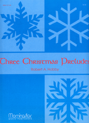 Book cover for Three Christmas Preludes, Set 1
