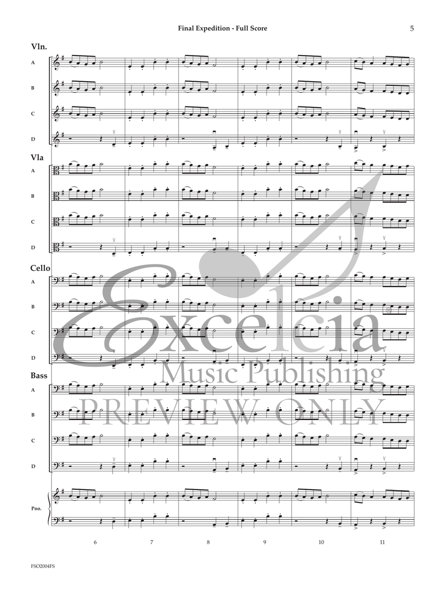 Final Expedition (Score) String Orchestra scores gallery preview page 6