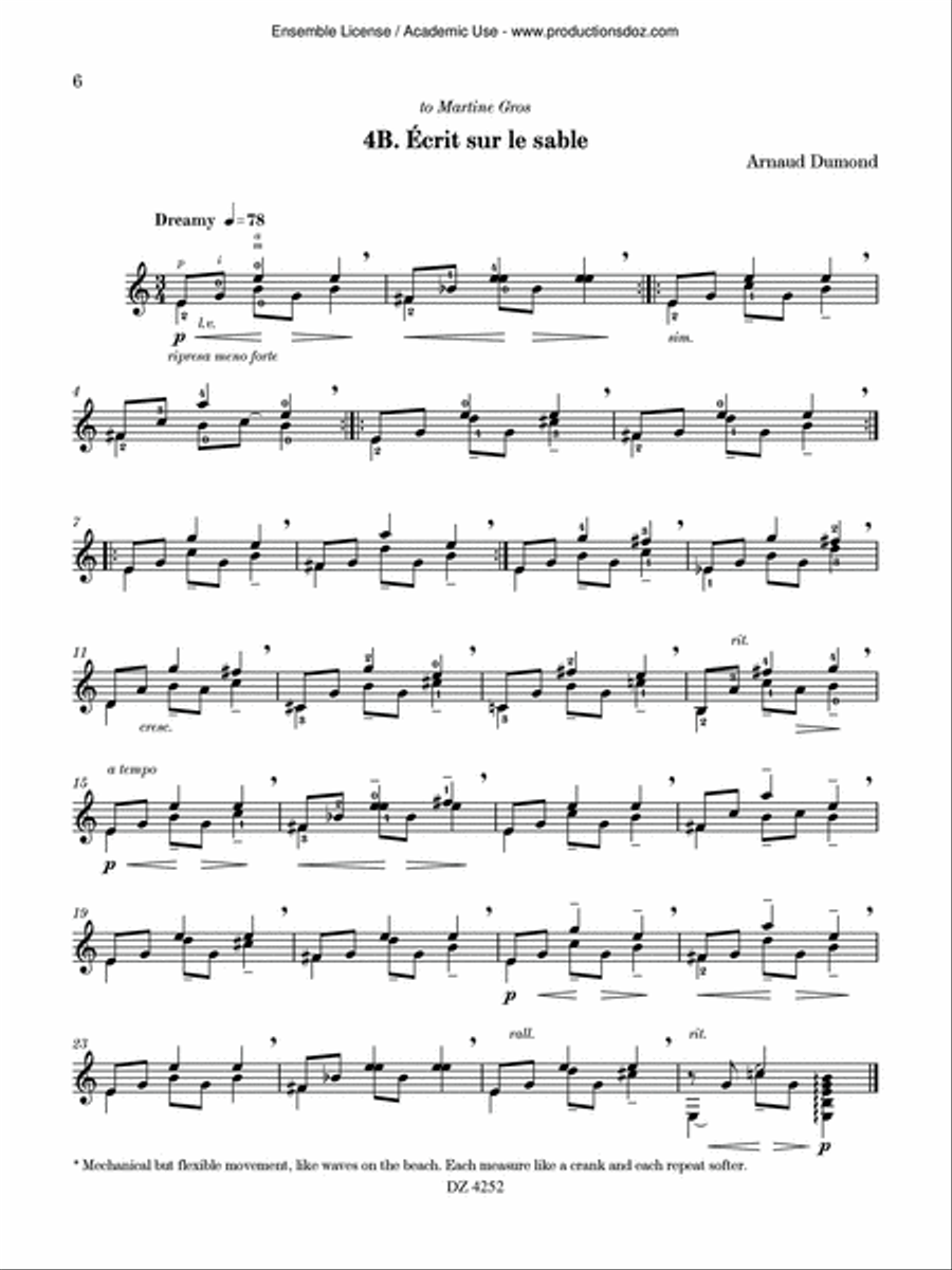 36 Études de style - Cahier B Classical Guitar scores gallery preview page 6