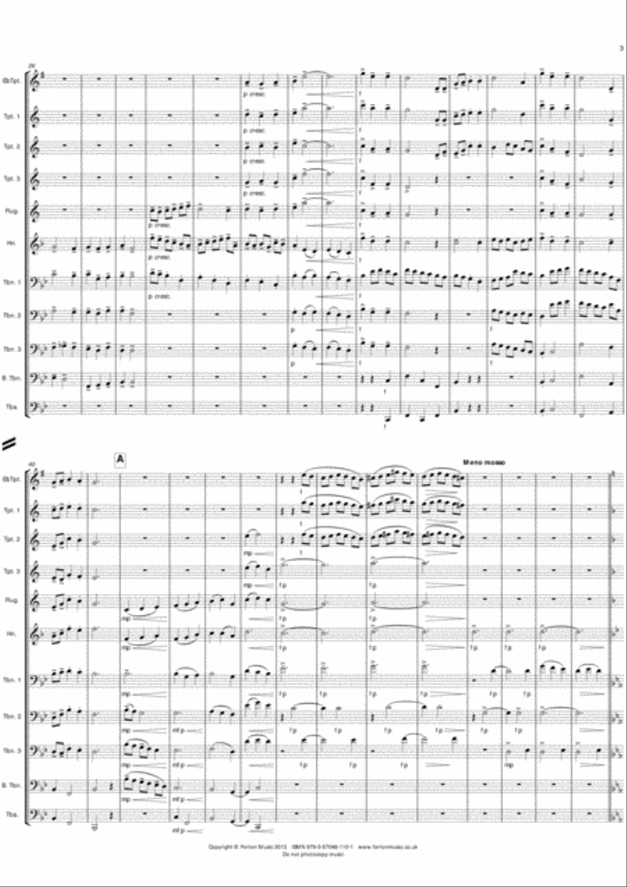 Carol Fantasy Brass Ensemble scores gallery preview page 3