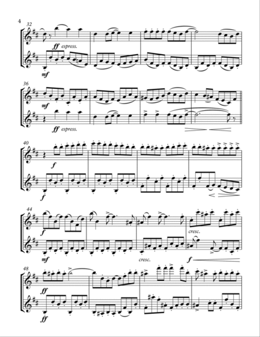 Paint It, Black Paint It, Black String Duet scores gallery preview page 4