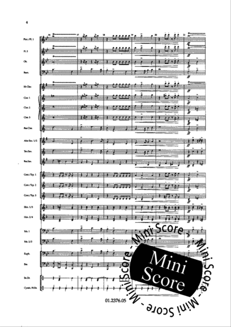 Splashing Sounds Concert Band scores gallery preview page 10