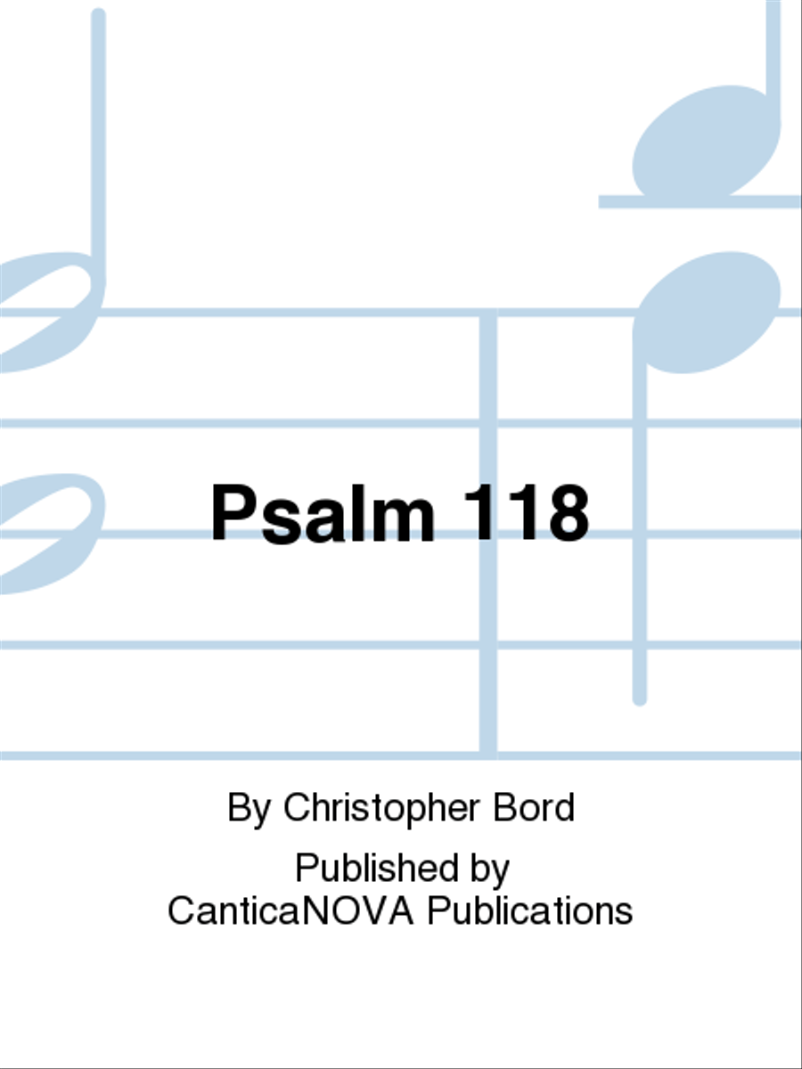 Psalm 118 Choir scores gallery preview page 1