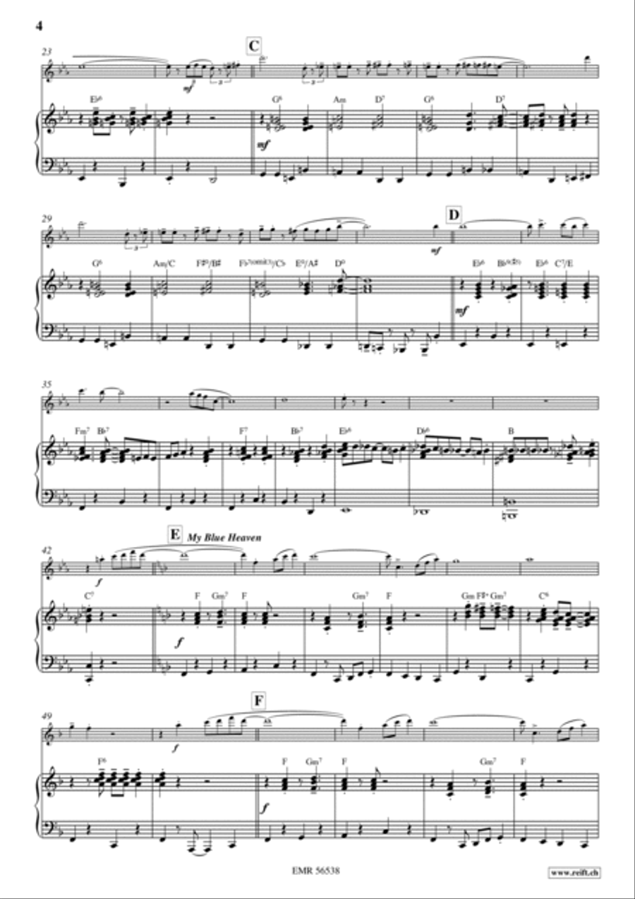 Charleston Medley Flute Solo scores gallery preview page 5