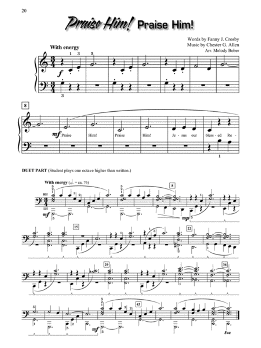 Play Hymns, Book 1 Play Hymns, Book 1 Easy Piano scores gallery preview page 6