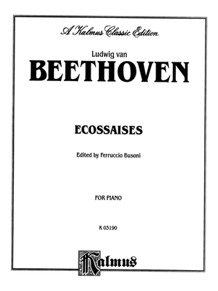 Book cover for Beethoven: Ecossaises (Ed. Feruccio Busoni)