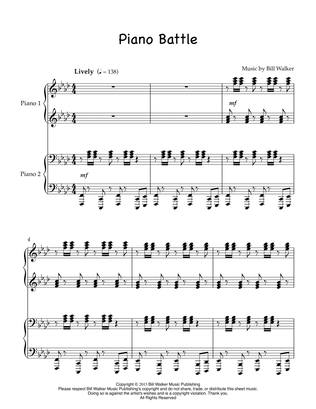 Piano Battle - 2 Pianos 4 Hands