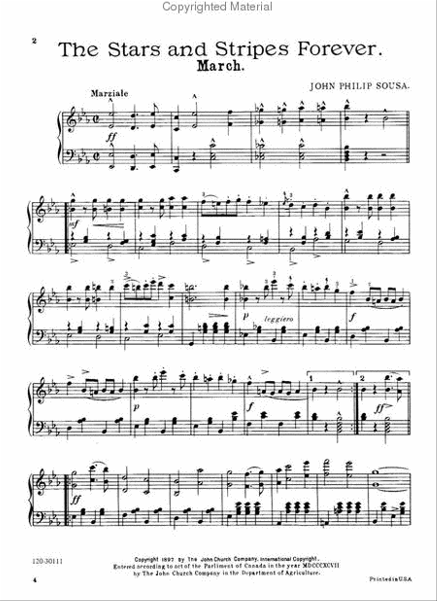 The Stars And Stripes Forever Chamber Music scores gallery preview page 2