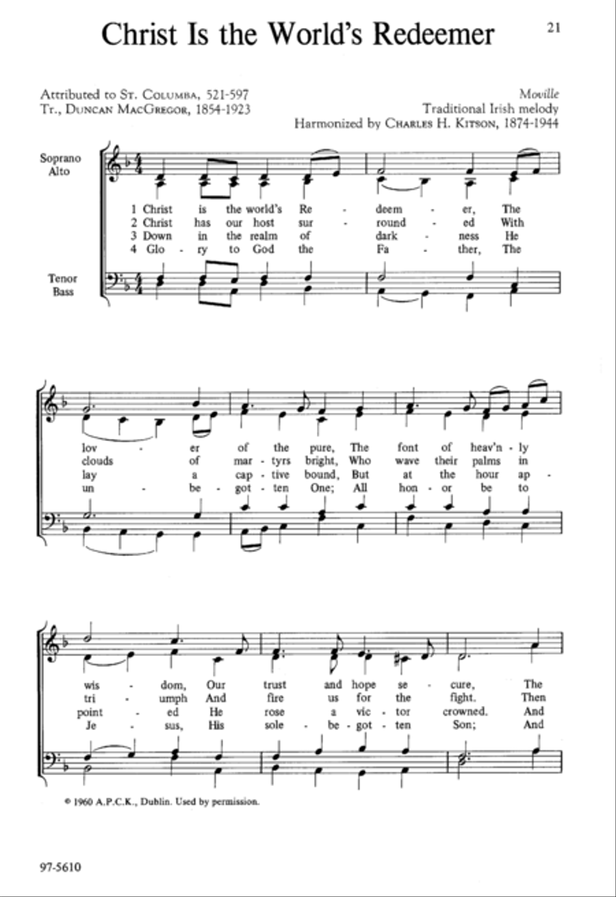 The Church Choir Book, Set II 4-Part scores gallery preview page 11