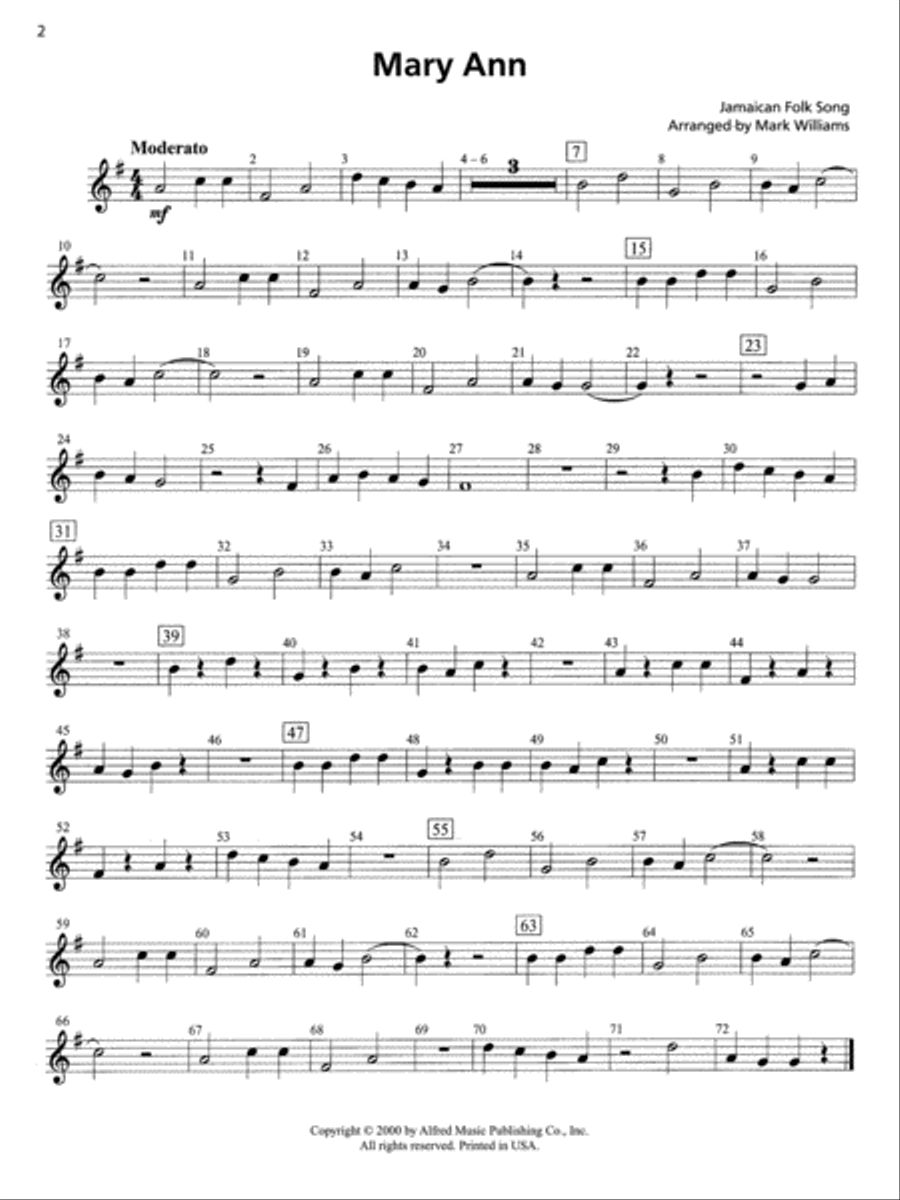 Accent on Performance Light Concert Collection Concert Band scores gallery preview page 3