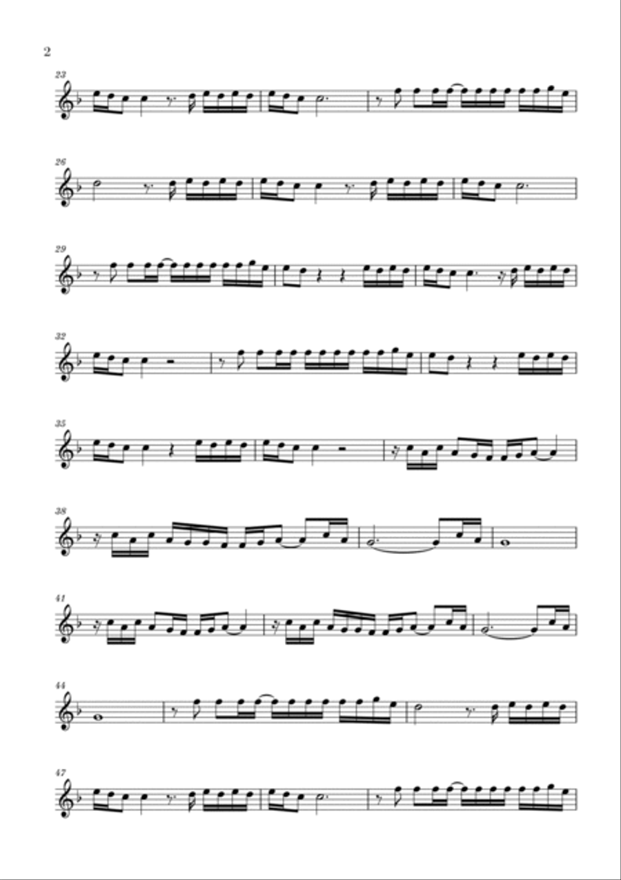 Sign Of The Times Oboe Solo scores gallery preview page 2