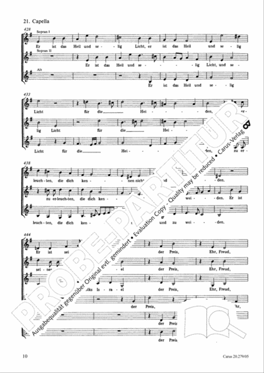 Musikalische Exequien I-III Choir scores gallery preview page 11