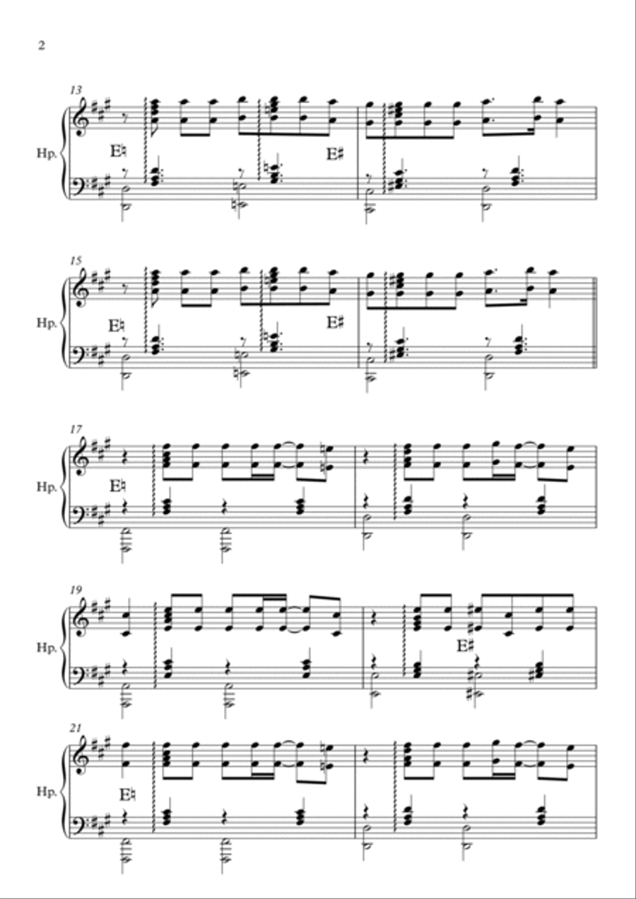 Unstoppable Harp scores gallery preview page 2